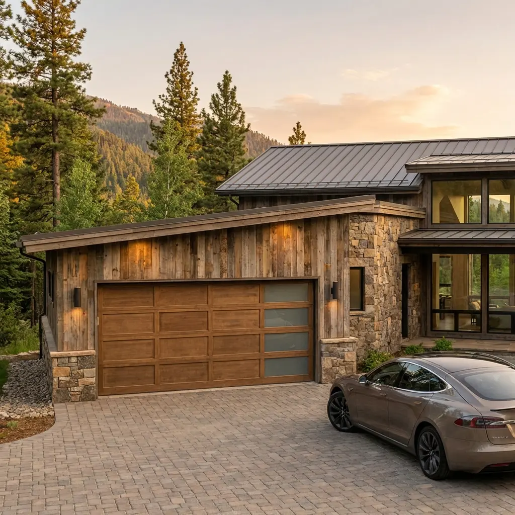 Residential garage addition built by EcoBuild Plus garage addition contractors near me